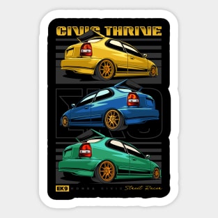 EK9 Civic Trive Sticker